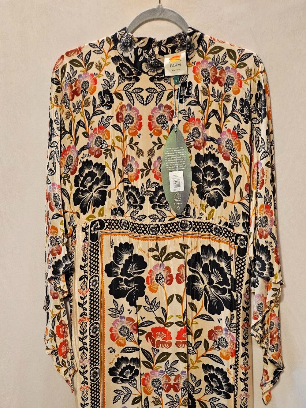 NWT FARM Rio Romantic Garden Maxi Dress M